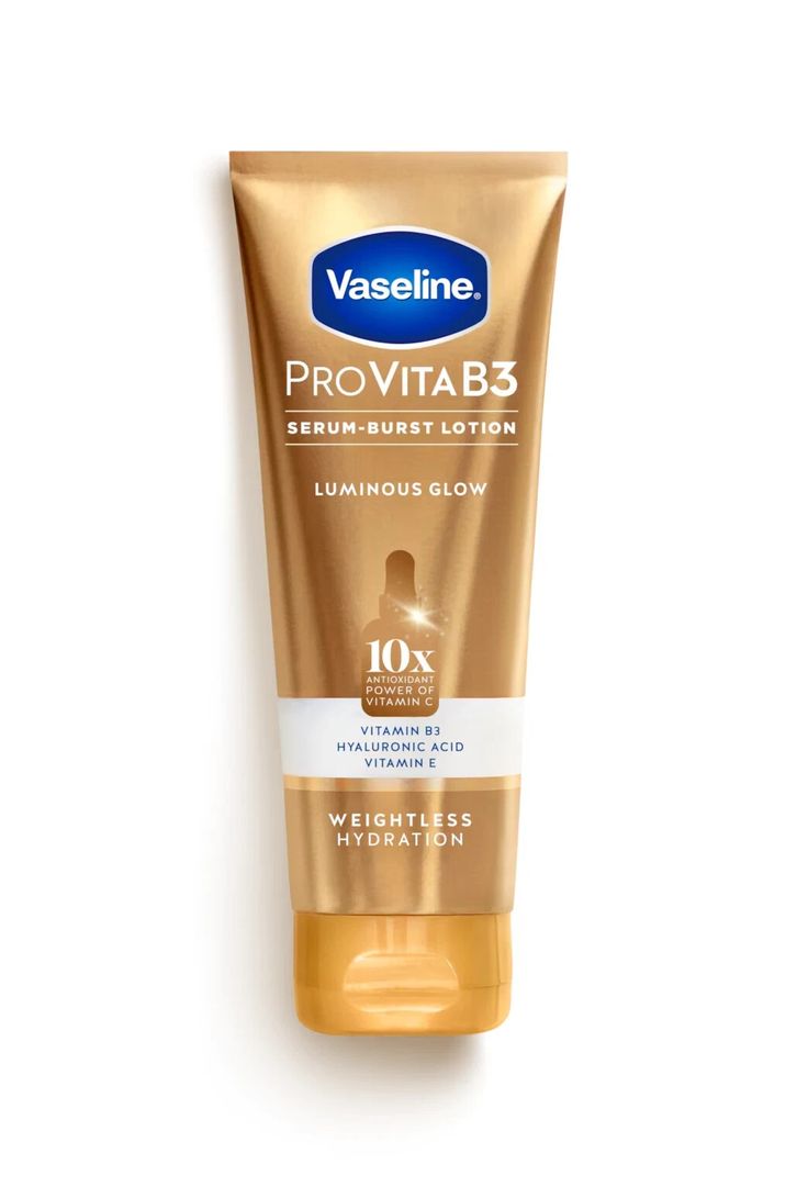 Vaseline Pro Vita B3 Serum Burst Lotion Luminous Glow 7_5 Oz Full Size Vitamin E (1)