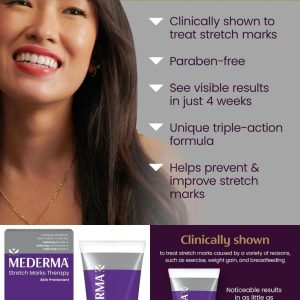 💜 Mederma Stretch Marks Therapy – Prevent & Fade Stretch Marks! 🤰✨
